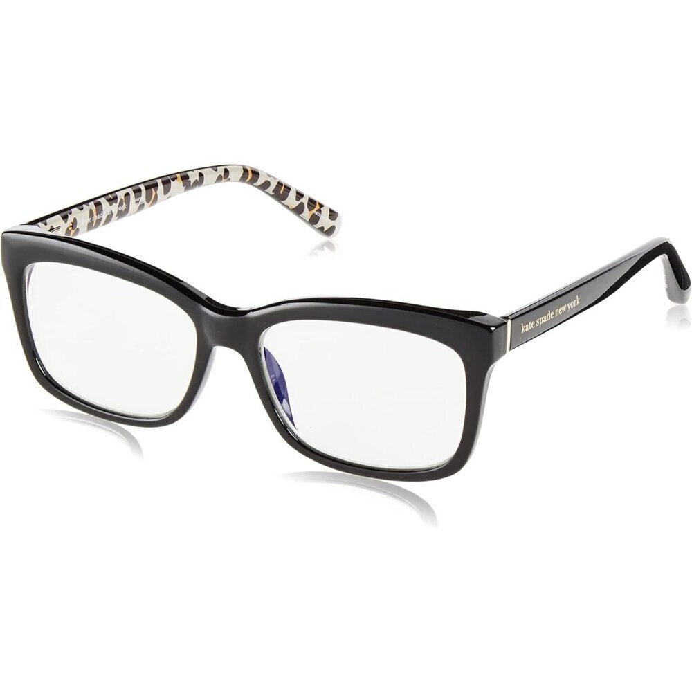 Women's Optical Reading Glasses Rectangular Plastic 2 D Black Leopard